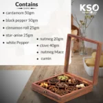 Spices Masterpiece Set- Wooden Spices Box - Image 5