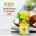 KSO Wood Pressed pure Coconut Oil (नारियल का तेल) 500ml - Image 2