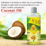 KSO Wood Pressed pure Coconut Oil (नारियल का तेल) 500ml - Image 3