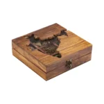 Indian Wooden Spice Cabinet - Image 2