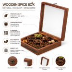 Spices Masterpiece Set- Wooden Spices Box - Image 2