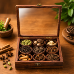 Spices Masterpiece Set- Wooden Spices Box