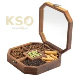 Wooden Spice Oasis-Indian Spices Gift Box