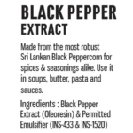Spice Drop Black Pepper Extract | 5ML (180 Drops) - Image 2