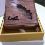 Kerala Map Wooden Spice Gift Box – Handcrafted Sheesham Kerala Wooden Spice Gift Box with 9 Premium Whole Spices & Glass Window - Image 6